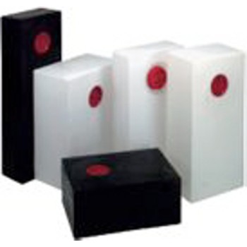3 - Drinking or Recovery Water Tank for Camper 24 Liters Black Inspection Cap