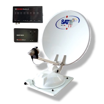 3 - Automatic Satellite Antenna Camper SAT2 SMA 80 CM + GPS and Inclinometer