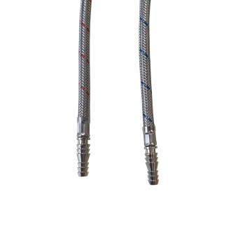 3 - Conexão de suporte de borracha flexível 10/12mm no comprimento da bolha 30cm para misturadores de torneiras de campista