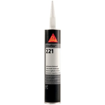 3 - SikaFlex 221 Mastic colle polyuréthane blanc pour camping-car