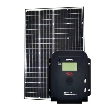 3 - Photovoltaic Kit Perc 150W MPPT Regulator Brackets Cable Grommet