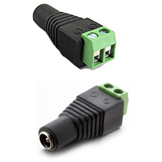 1 - Adaptador de abrazadera a jack para tiras LED de un solo color 3528 5050