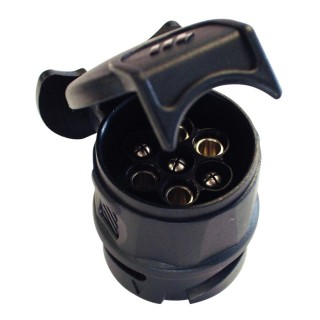 1 - Adaptador reduzido de plugue de 13 pinos para soquete de 7 pinos CBE R410-R Caravan Caravan