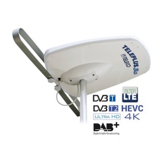 1 - Antena Teleco Teleplus 3G Camper Roof + Amplificador + Cabo 5m