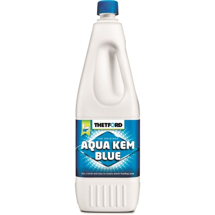 1 - Aqua Kem Blue 2 Liters Liquid Black Water Camper 2L Chemical Toilet
