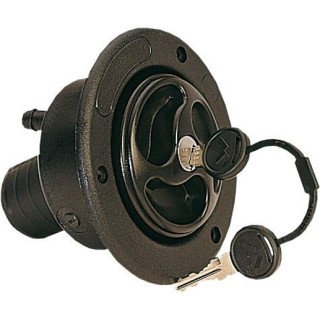 1 - Boca de llenado de agua Camper con tapón negro + llave