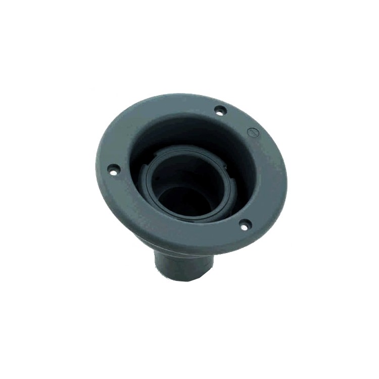 1 - Conector de enchimento de água Camper preto com diâmetro de 35 mm