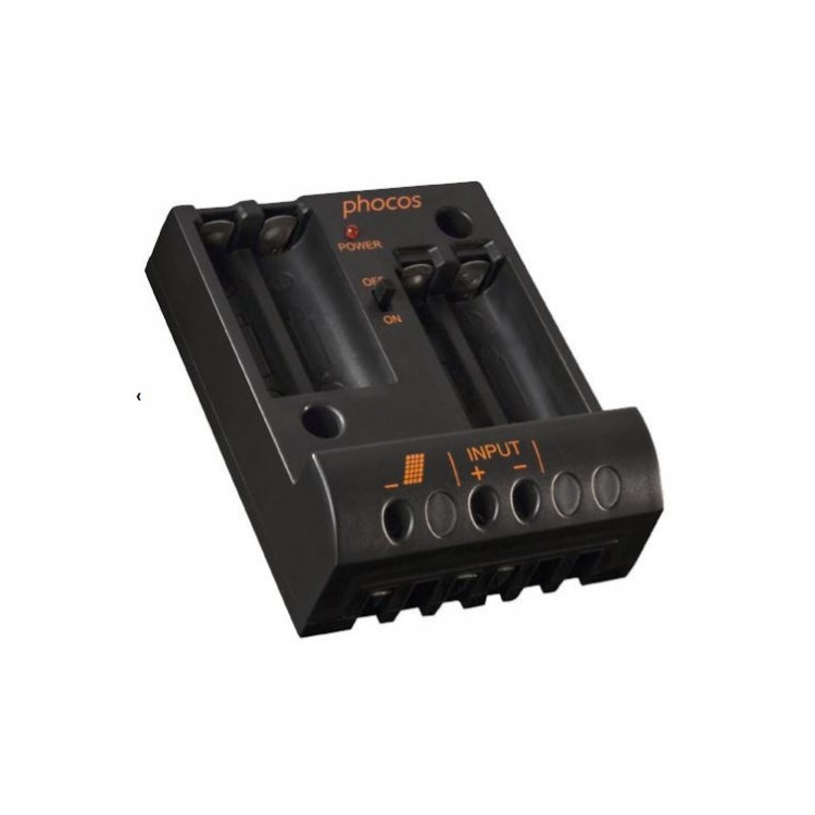 1 - Carregador de bateria Stilo AA para painel fotovoltaico Phocos BCM