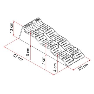 3 - Cunei Livellatori con Borsa Level Bag Fiamma KIT Level UP Camper