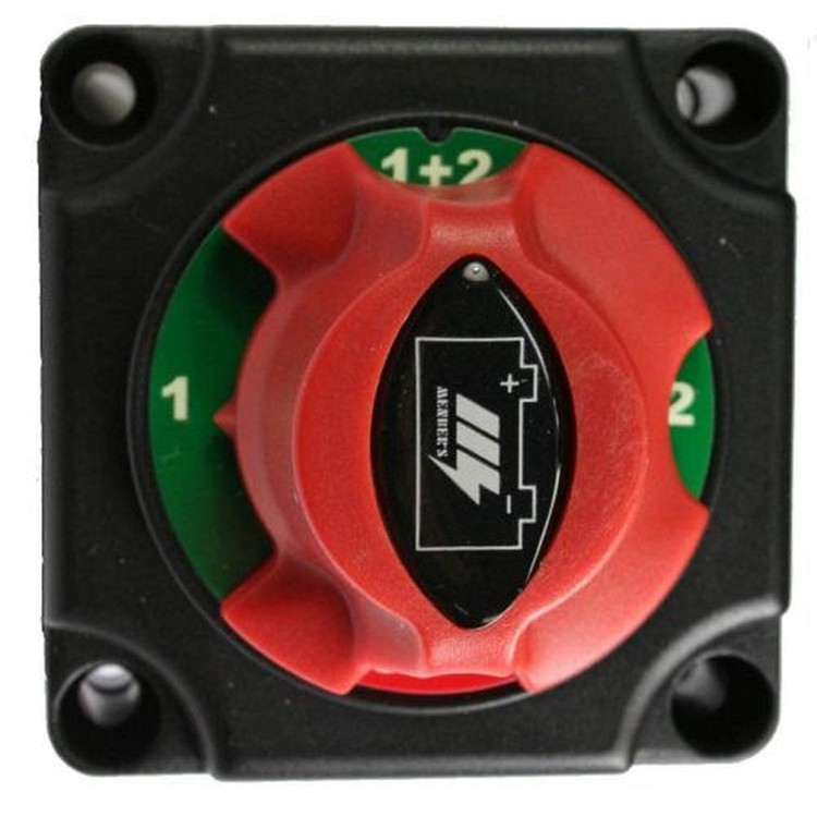 1 - Selector de interruptor de batería para dos baterías 300A Camper Boat Tuning