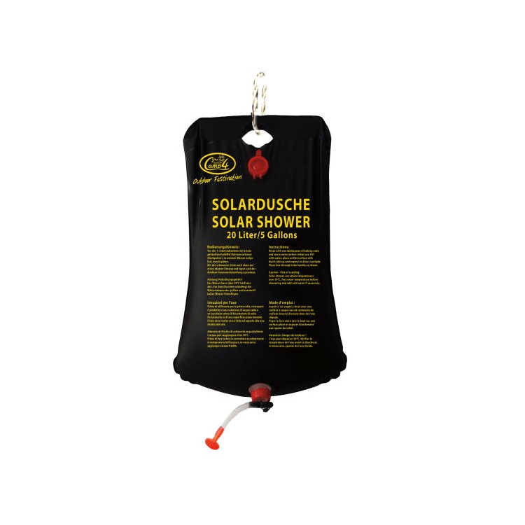 1 - Doccia Solare a Sacca Portatile 20 Litri Camper Campeggio
