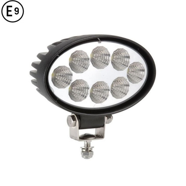 1 - Farol LED adicional 24W 12V 24V Aprovado para trabalhos off-road
