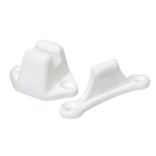 1 - Witte deurstopper voor buitendeur en opslag in campers en caravans