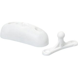 1 - Ovale camperdeurstopper voor deur en externe locker