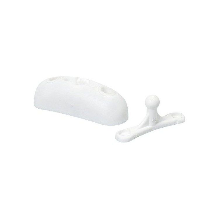 1 - Ovale camperdeurstopper voor deur en externe locker