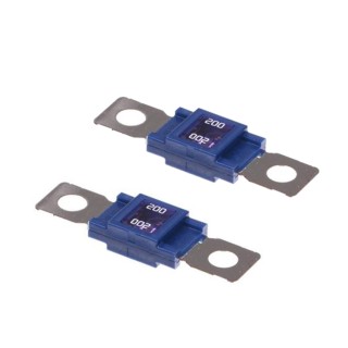 1 - Par de fusíveis de lâmina Littelfuse Mega 200A Megaval Camper Tuning CBE R468