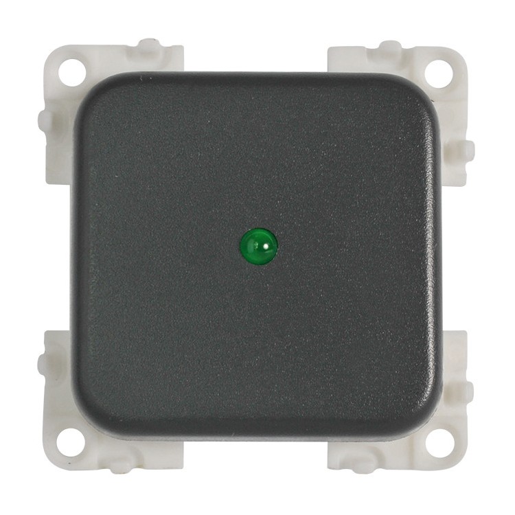 1 - Grand interrupteur unipolaire 12 V avec LED CBE MC12P pour camping-car