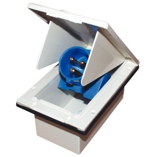 1 - Plugue externo de montagem embutida CEE 230V CBE R431 Camper Caravan