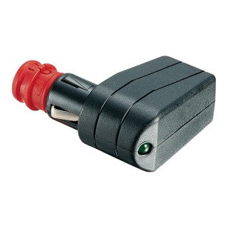 1 - Sigarettenaanstekerstekker 12V D12 en D21 CBE R419-90 Schuine camperboot