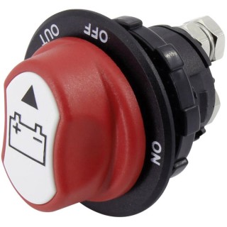 1 - Interrupteur de batterie basse hauteur 100A pour camping-car, bateau et voiture