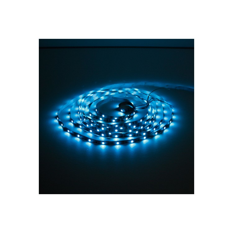 1 - Fita LED 5m 300 smd3528 Azul para Interior