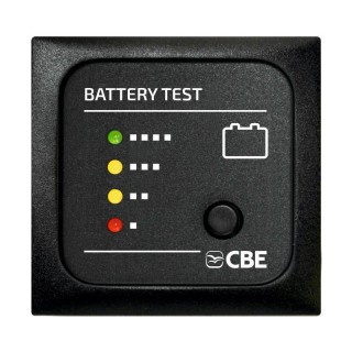 1 - LED-voltmeter voor 12V CBE MTB Camper-accucontrole