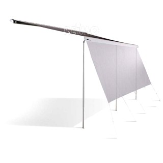 1 - Toldo de pared frontal para caravana, terraza perforada para sombrilla de privacidad, 4,5 metros