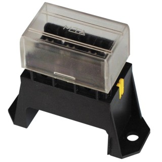 1 - Porte-fusible 4 voies avec couvercle CBE R444 Camper Boat Tuning