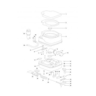 3 - Porta Potti Qube 365 Portable Chemical Toilet Thetford for Camper Boat Camping