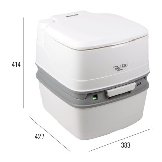 5 - Porta Potti Qube 365 Thetford Inodoro químico portátil para autocaravanas, barcos y acampadas