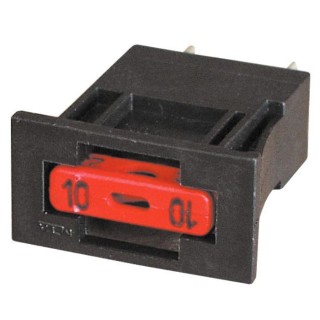 1 - Porta-fusível embutido + fusível 10A CBE R421 Camper Boat Tuning