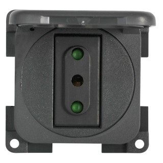 1 - Presa 230V Italiana con Coperchio CBE MP22I Camper Barca