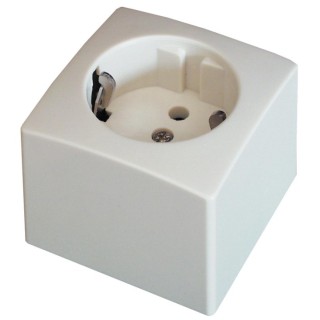 1 - Tomada de parede Schuko 230V CBE R540 para caravana com cabine de campista