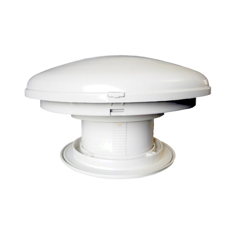1 - Aérateur champignon pour la ventilation permanente des salles de bain des camping-cars