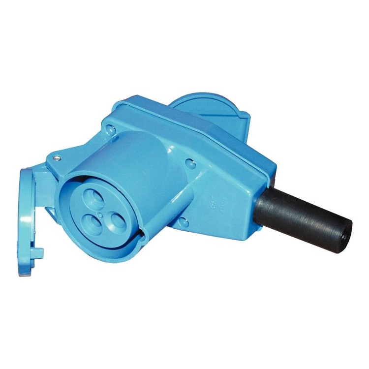 1 - CEE 230V Flying Blue Socket + Schuko CBE R523 for Camper Caravan