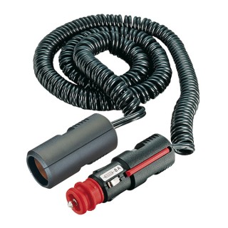 1 - Verlengadapter 12V Flexibele kabel L 0,6-3 meter CBE R417-2F Camper