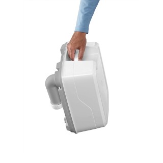 5 - PortaPotti Qube 345 Tragbare chemische Toilette ThetFord für Wohnmobilboot