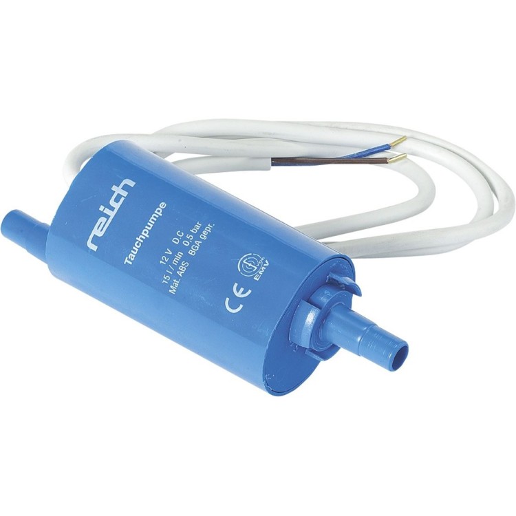 1 - Reich Inline-Wasserpumpe 12V 15 L/min Camper Gartenboot