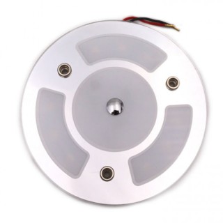 1 - Plafonnier LED rond 4,7W 4000K interrupteur tactile pour camping-car bateau