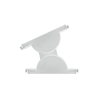 1 - Witte externe magnetische deurstopper Force 10KG voor camperdeur en borstbeenkluis