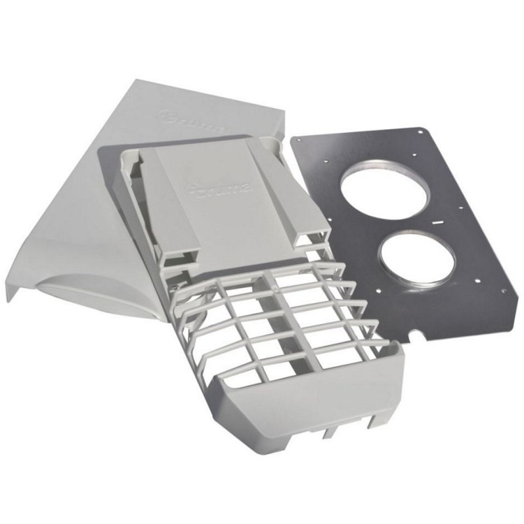 1 - Truma Ketelschoorsteen KIT 70300-03 compleet voor campers vanaf 2006 dekselplaat