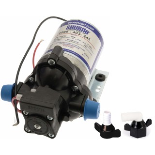 1 - Shurflo Trail King Pompe à eau 10 litres 12 V 45 PSI Autoclave avec raccords