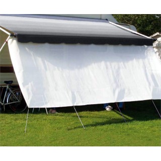 1 - Front Wall for Camper Awning 3 Meters Perforated Privacy Veranda Sunshade