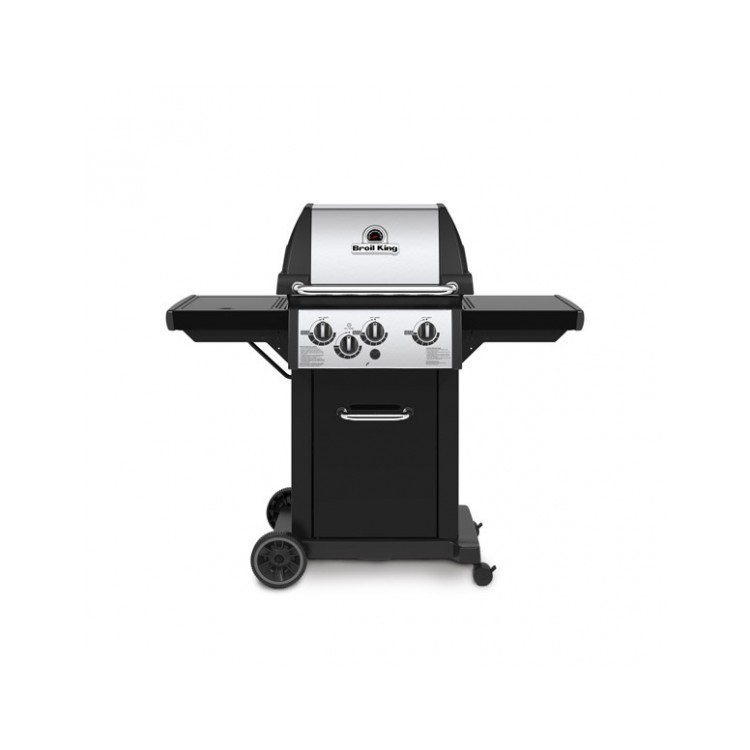 1 - Barbecue à gaz Broil King Monarch Line 340 avec brûleur latéral
