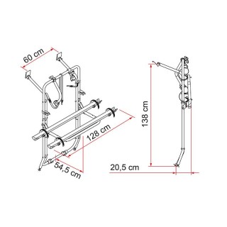 2 - Portabici Carry-Bike Mercedes Vito Fiamma