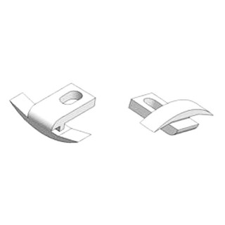 1 - 10Pcs Y-Track Curtain Track Brackets Ceiling Fixing Camper Van