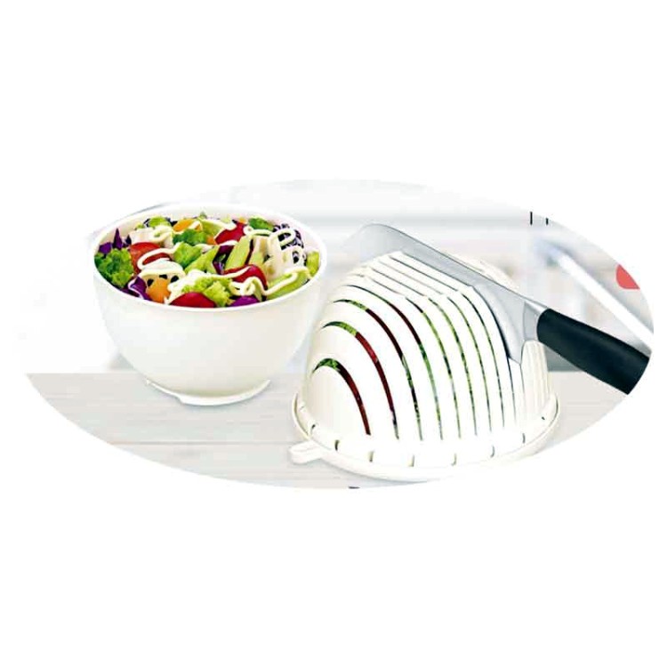 1 - Insalatiera All-In-One Camp4 per Tagliare Lavare e Servire Camper Caravan Campeggio