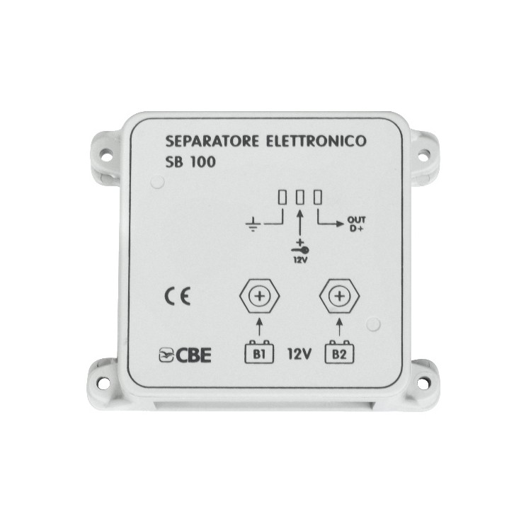 1 - Electronic separator CBE SB 100 engine battery camper service battery