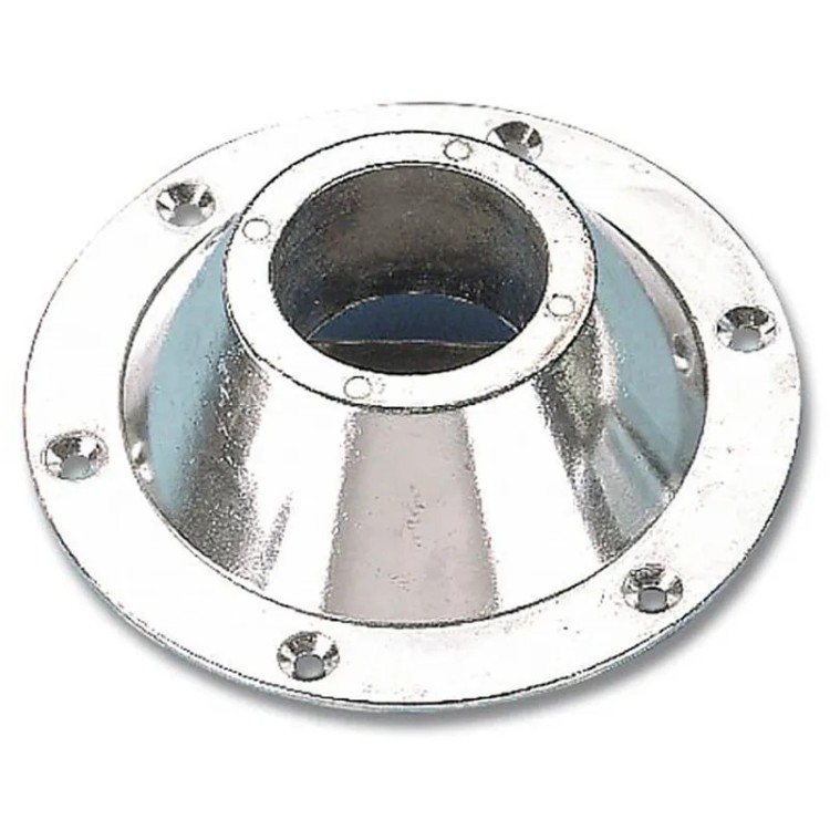 1 - Supporto per Gamba Tavolo Diametro Esterno 165 mm Alluminio per Camper Van