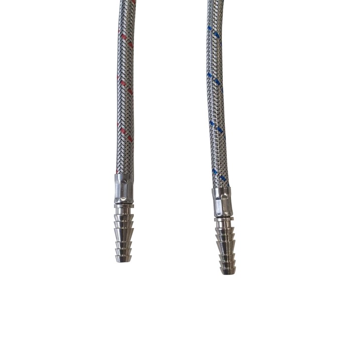 1 - Flexibele rubberen houderaansluiting 10/12 mm in blisterlengte 30 cm voor Camper Taps Mixers